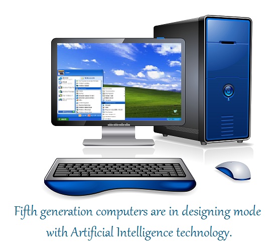 1st generation to 5th generation of computer