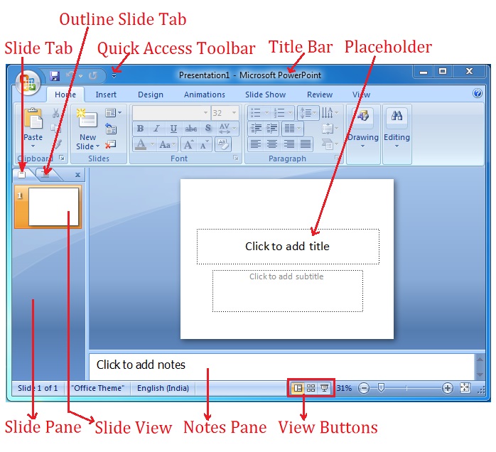 microsoft excel 2007 parts