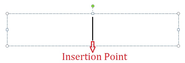 Microsoft Powerpoint Insertion Point